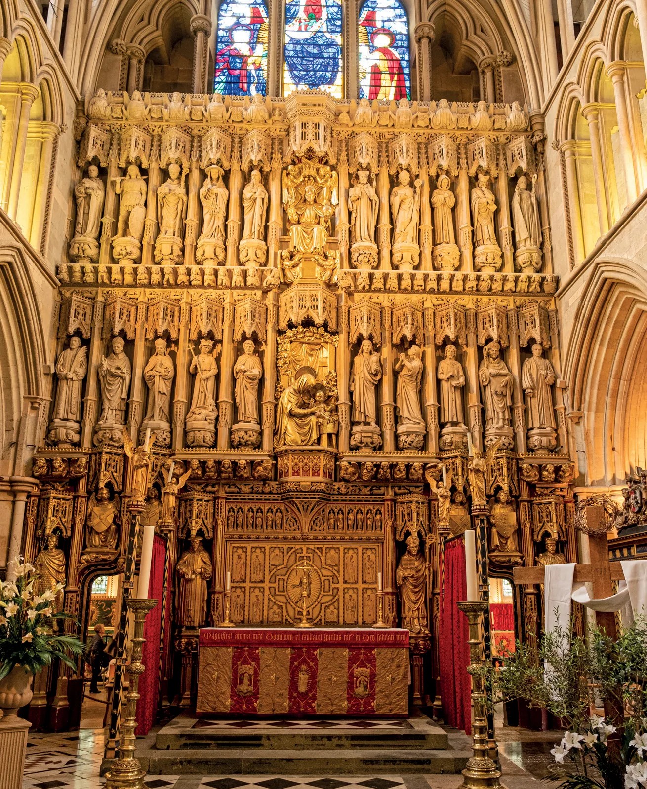 Southwark Cathedral, south bank of the Thames